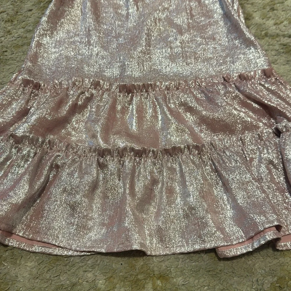 Old Navy Toddler Girl Sparkle Shiny Pink Dress 2T